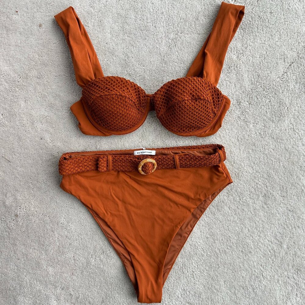 Mermaid-style WeWoreWhat high-waisted bikini